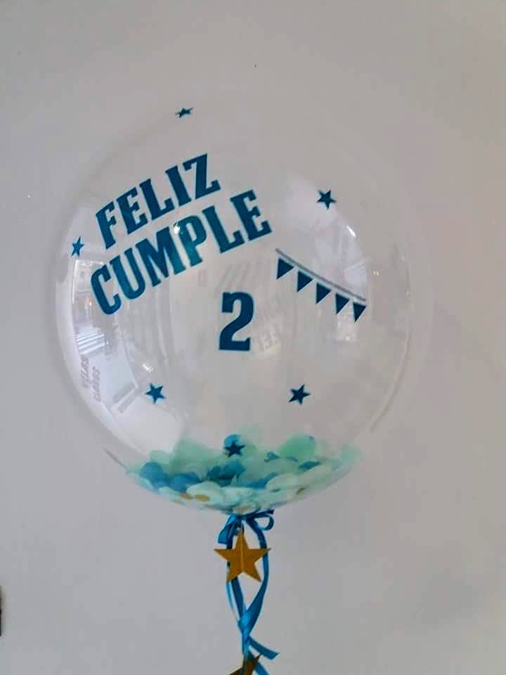 Globo Burbuja Feliz Cumpleaños