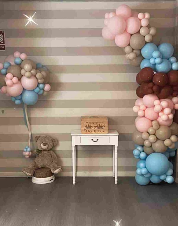 Decoración Globos Revelación de Sexo