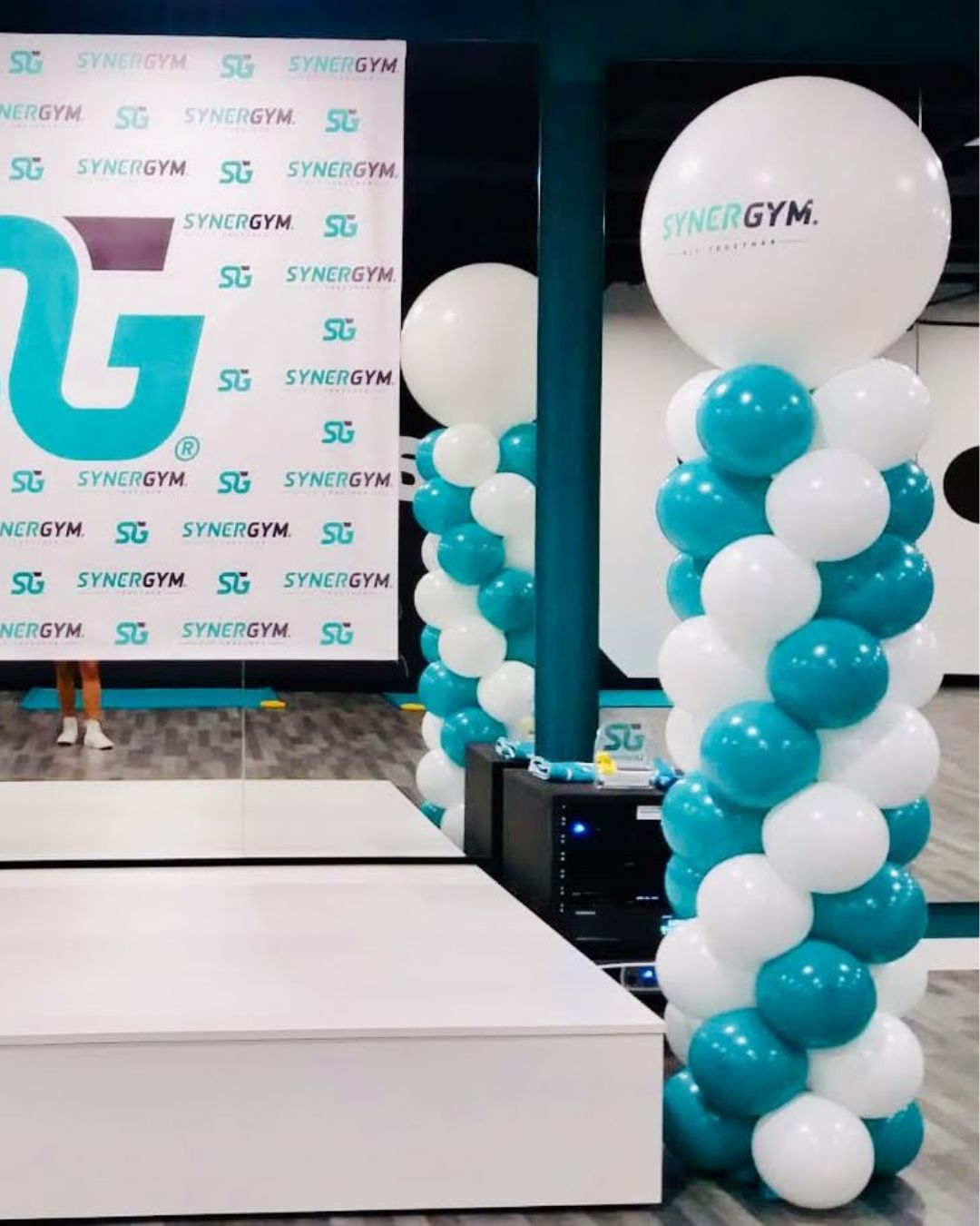 Columnas de Globos empresas Energym