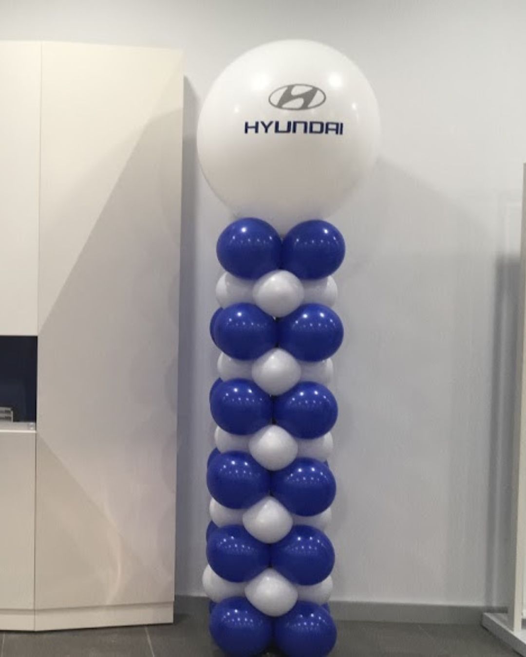 Columnas de Globos para empresas Hyundai