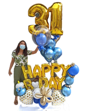 Arreglo Bouquet Globos de Cumpleaños – Gigante