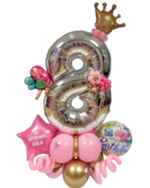 Arreglo Bouquet Globos de Cumpleaños – Número