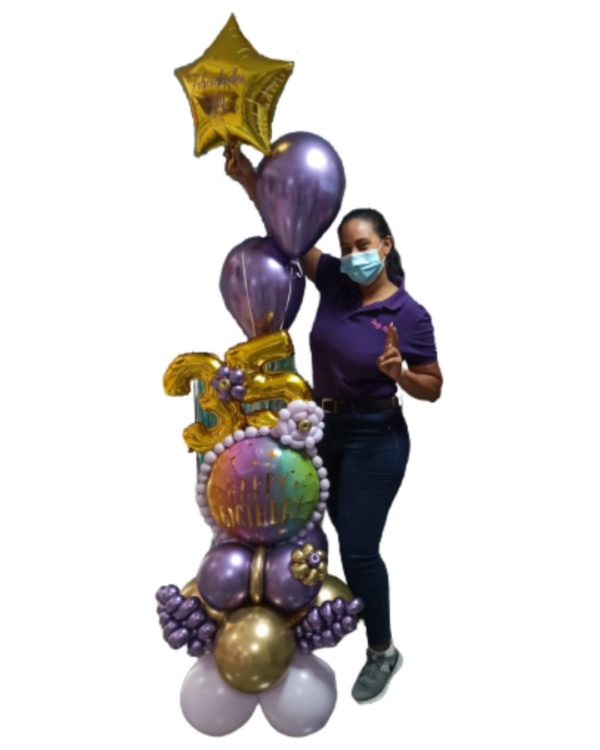 Globos cumpleaños 36