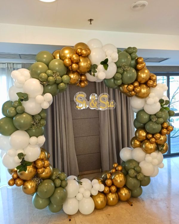 Aro de Globos para Bodas 3