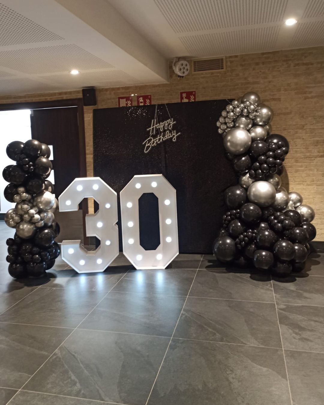 Photocall de Cumpleaños con Números